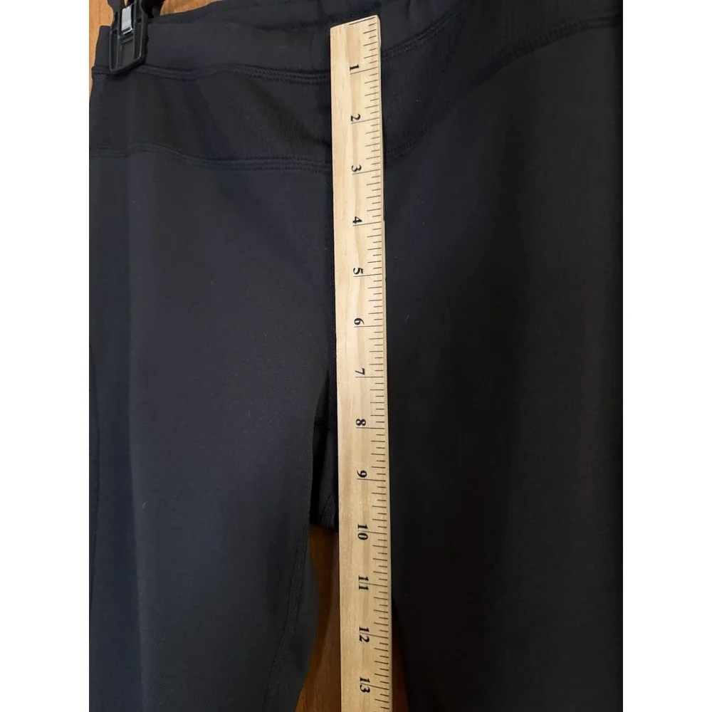 Athleta Runabout Yoga Athletic Stretch Pants Black Womens S Small Waist Pocket - Picture 7 of 9